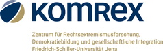 Logo KomRex Zentrum für Rechtsextremismusforschung, Demokratiebildung und gesellschaftliche Integration